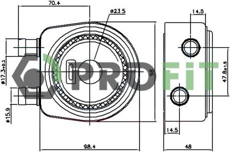 Радіатор масляний PROFIT 1745-0048