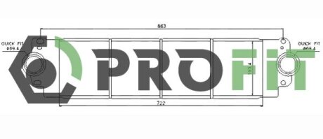 Радиатор наддува PROFIT 1780-0001