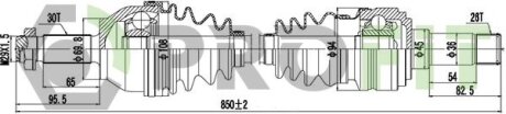 Піввісь PROFIT 2730-3012