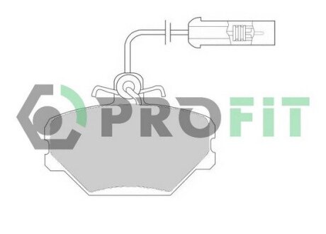 Колодки тормозные дисковые PROFIT 5000-0524