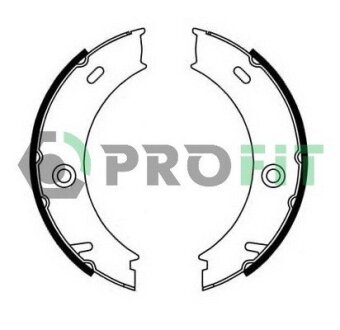 Колодки тормозные барабанные PROFIT 5001-0625