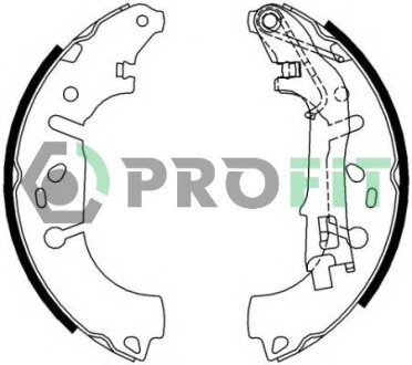 Колодки гальмівні барабанні PROFIT 5001-0682