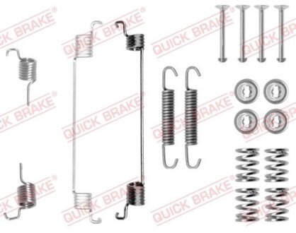 Комплект пружинок колодок стояночного гальма QUICK BRAKE 105-0672