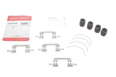 Комплект прижимних планок гальмівного супорту QUICK BRAKE 109-0170