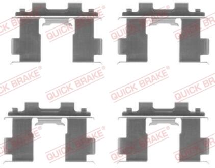 Монтажний комплект гальмівних колодок QUICK BRAKE 1091205