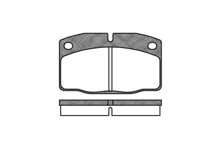 Колодка гальм. диск. OPEL ASCONA, CORSA, KADETT передн. REMSA 0101.00