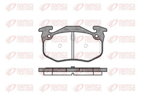 Колодки тормозные дисковые VW Golf VI 09-14, Tiguan 08-16; AUDI A3 03-12, TT 07-15; SKODA Octavia A5 04-13, Superb 08-15; RENAULT Clio II 98-05, Clio I 90-98; SEAT Leon 05-12, Altea 04-09; PEUGEOT 206 98-12, 306 93-02; CITROEN Xsara 00-06, Xsara 97-0 REMSA 0144.06