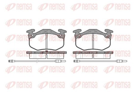 Колодки гальмівні дискові REMSA 0144.24