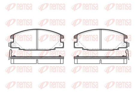 Колодки гальмівні дискові REMSA 0238.04