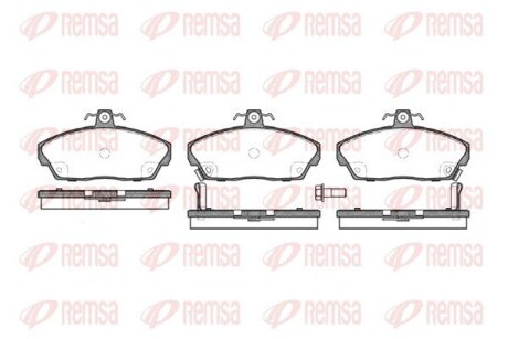 Колодки гальмівні дискові REMSA 0337.02