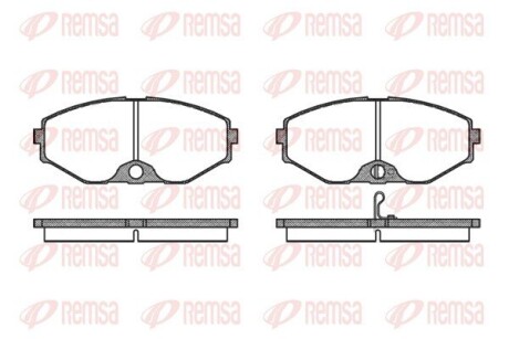 Колодка гальм. диск. INFINITI Q45 передн. REMSA 0375.02