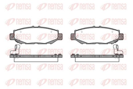 Колодки гальмівні дискові REMSA 0424.04