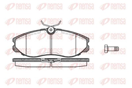 Колодки тормозные дисковые REMSA 0462.00