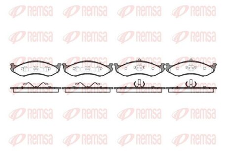 Колодки гальмівні дискові REMSA 0467.20