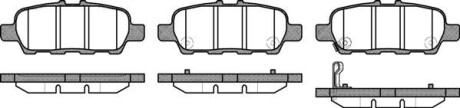 Колодки гальмівні дискові REMSA 0876.31