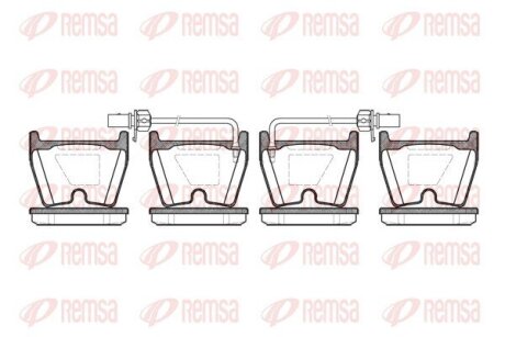 Колодки гальмівні дискові REMSA 0896.02