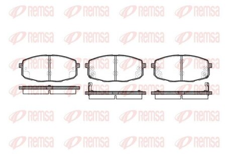 Колодки гальмівні дискові REMSA 1038.02