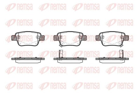 Колодки гальмівні дискові REMSA 1047.02