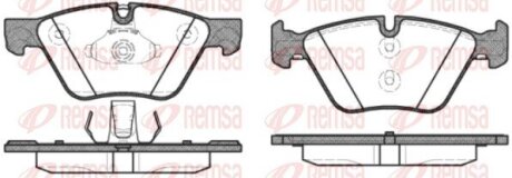 Гальмівні колодки перед. BMW 5 (F10, F11, F18) 2.0/3.0 10- REMSA 1052 30