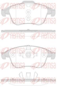 Колодки гальмівні дискові REMSA 1350.30