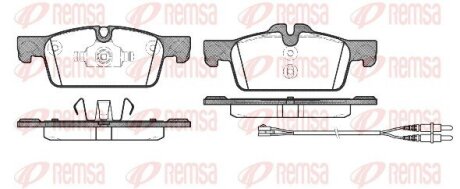 Колодки гальмівні дискові REMSA 1461.01