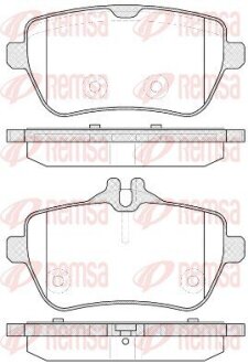 Колодки гальмівні дискові REMSA 1535.00