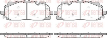 Колодки тормозные дисковые REMSA 1667.00