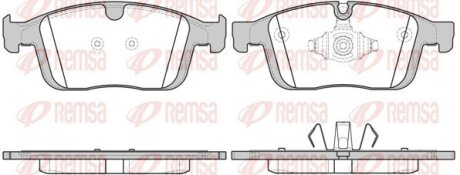 Колодки гальмівні дискові REMSA 1689.00