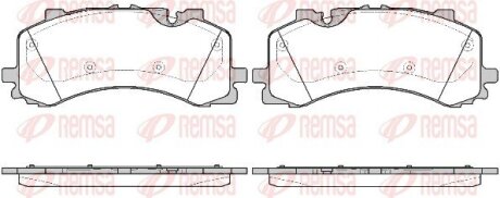 Колодки гальмівні дискові REMSA 1744.00 (фото 1)