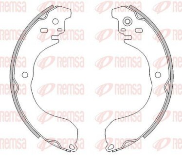 Колодки гальмівні барабанні REMSA 4265.01