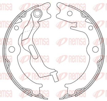 Колодка гальм. барабан. CHEVROLET LACETTI (J200), EPICA, NUBIRA задн. REMSA 4627.00