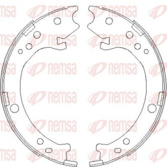 Колодки гальмівні барабанні REMSA 4690.00