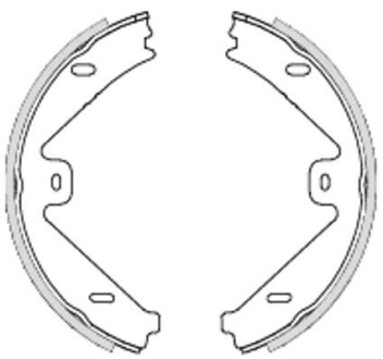 Колодки гальмівні барабанні REMSA 4754.00