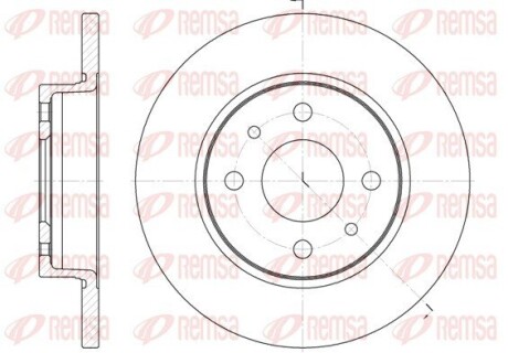 Диск гальмівний ВАЗ 2108 передн. REMSA 6089.00