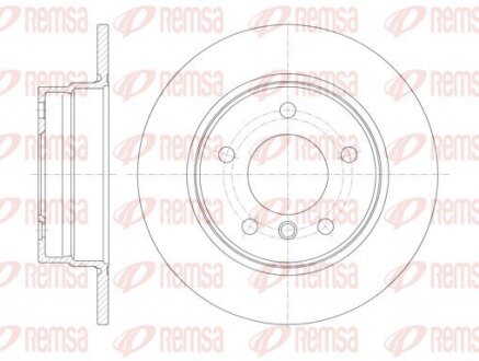 Диск гальмівний REMSA 61013.00
