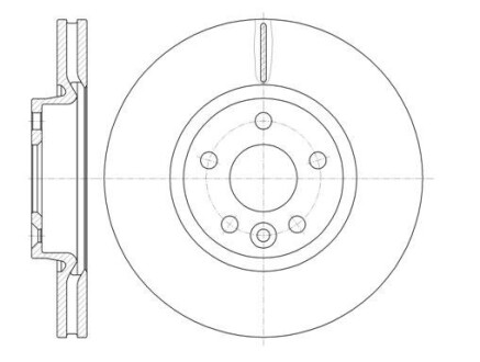 Диск тормозной FORD GALAXY, MONDEO передн., вент. (выр-во) REMSA 61019.10