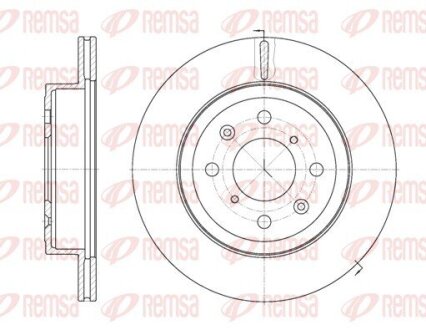 Диск тормозной REMSA 61038.10