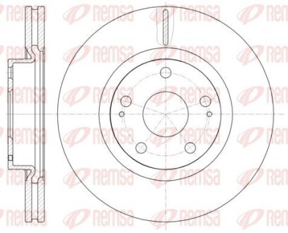 Диск гальмівний REMSA 61050.10