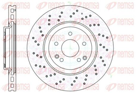 Диск тормозной REMSA 61138.10