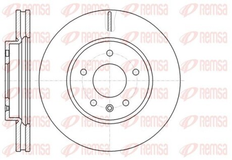 Диск тормозной CHEVROLET CAPTIVA передн., вент. (выр-во) REMSA 61183.10