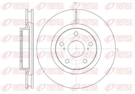 Диск гальмівний REMSA 61259.10