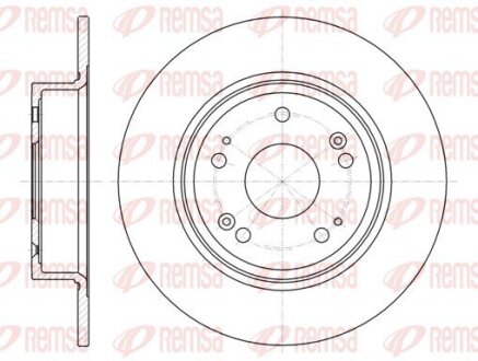 Диск гальмівний REMSA 61278.00