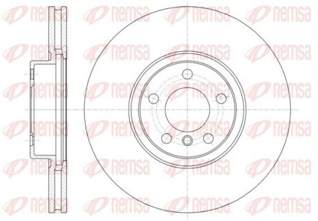 Диск тормозной BMW X5, X6 передн., вент. (выр-во) REMSA 61335.10