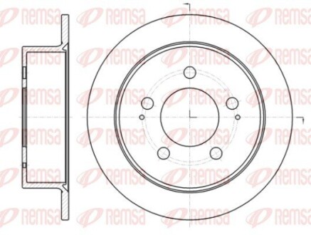 Диск тормозной SSANGYONG KYRON (05/05-) задн. (выр-во) REMSA 61414.00