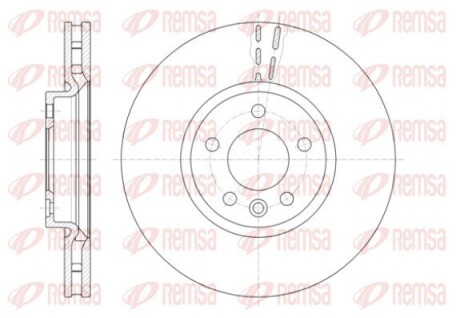 Диск тормозной VW TRANSPORTER V 2.0 03-, MULTIVAN V 09-передн. (выр-во) REMSA 61420.10