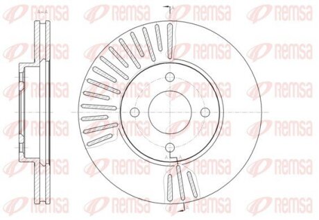 Диск гальмівний REMSA 61467.10