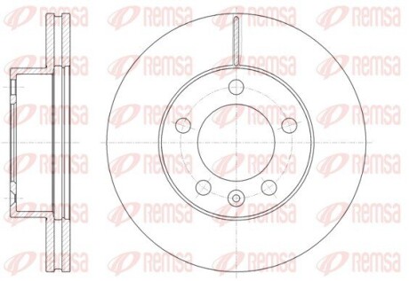 Диск гальмівний REMSA 61475.10