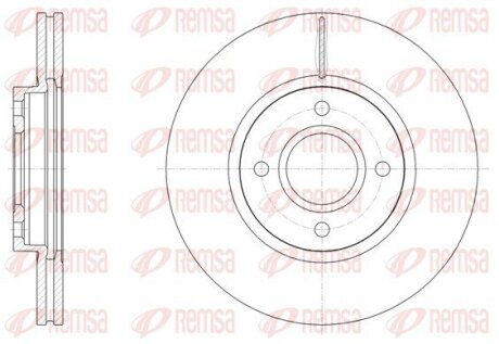 Диск гальмівний REMSA 61502.10