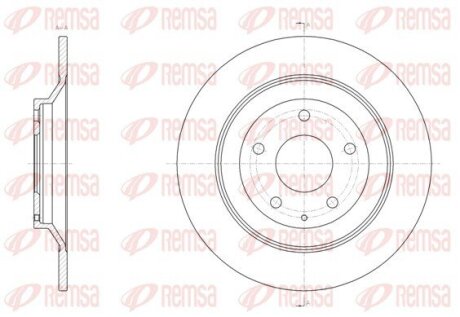 Диск гальмівний REMSA 61518.00