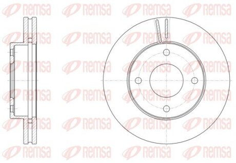 Диск гальмівний REMSA 61532.10